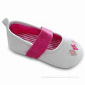 Soft Sole Baby/Infant Shoes with Canvas Upper and Textile Lining, Available in Various Colors